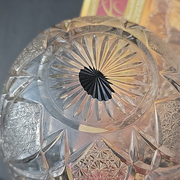 STUDIOS CRYSTAL CLEAR SCALLOPED TOP BOWL 6.5" JAPAN - Picture 5 of 8